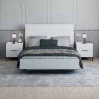 Σετ κρεβατοκάμαρας Oryana Λευκό για στρώμα 160x200cm