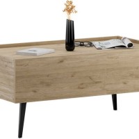 Τραπεζάκι σαλονιού Luna Φυσικό florida oak 103x44x60cm