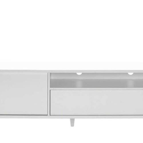 Έπιπλο τηλεόρασης TVR-511-DD Retro Λευκό 150x53x40cm
