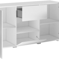 Μπουφές Delos Λευκός 137x69x38cm