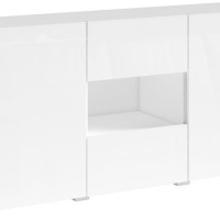 Μπουφές Delos Λευκός 137x69x38cm