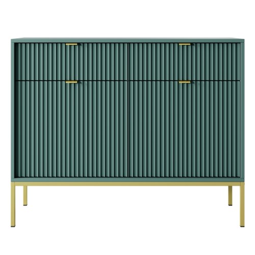 Μπουφές Nova Πράσινο + Χρυσό 104x83x39cm
