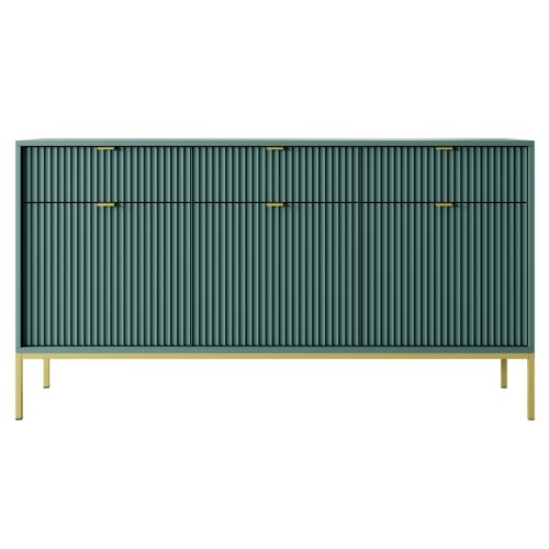 Μπουφές Nova Πράσινο + Χρυσό  154x83x39cm