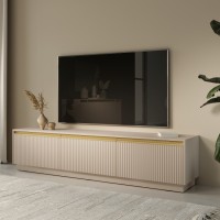 Κρεμαστό Έπιπλο τηλεόρασης Royal Μπεζ 181x36x39cm