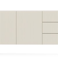 Μπουφές Muti με συρτάρια Λευκό Kazmir 147x81x40cm