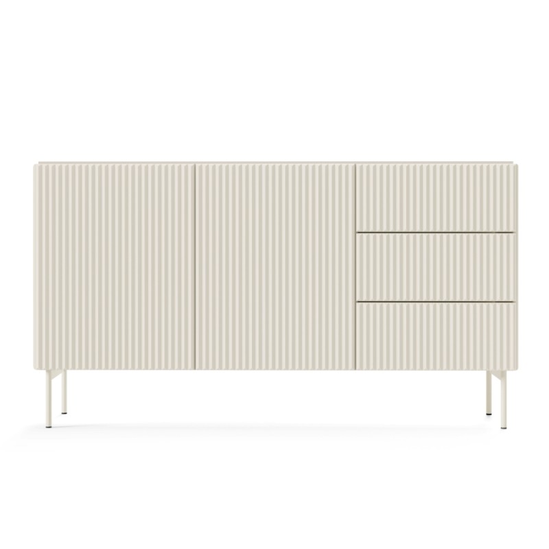 Μπουφές Muti με συρτάρια Λευκό Kazmir 147x81x40cm