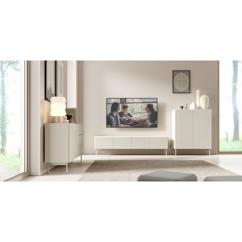Μπουφές Muti με συρτάρια Λευκό Kazmir 147x81x40cm