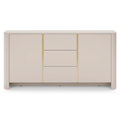 Μπουφές Bari με συρτάρια Λευκό Kazmir  168x82x39cm