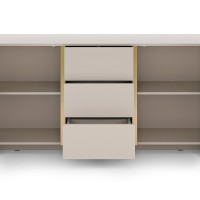 Μπουφές Bari με συρτάρια Λευκό Kazmir  168x82x39cm