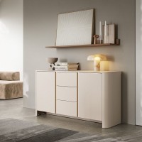Μπουφές Bari με συρτάρια Λευκό Kazmir  168x82x39cm