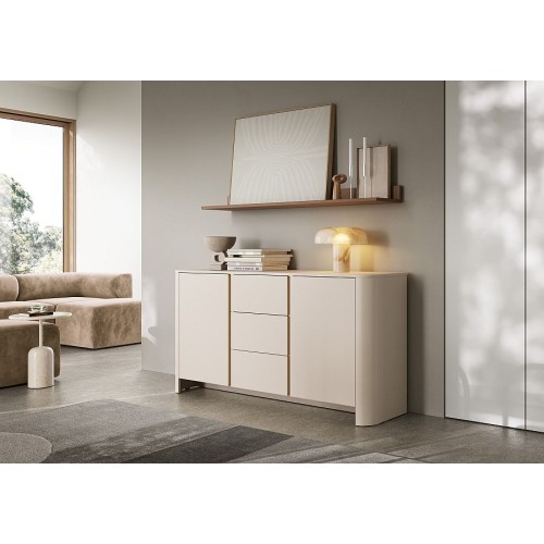 Μπουφές Bari με συρτάρια Λευκό Kazmir  168x82x39cm