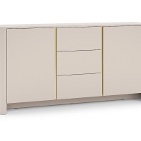 Μπουφές Bari με συρτάρια Λευκό Kazmir  168x82x39cm