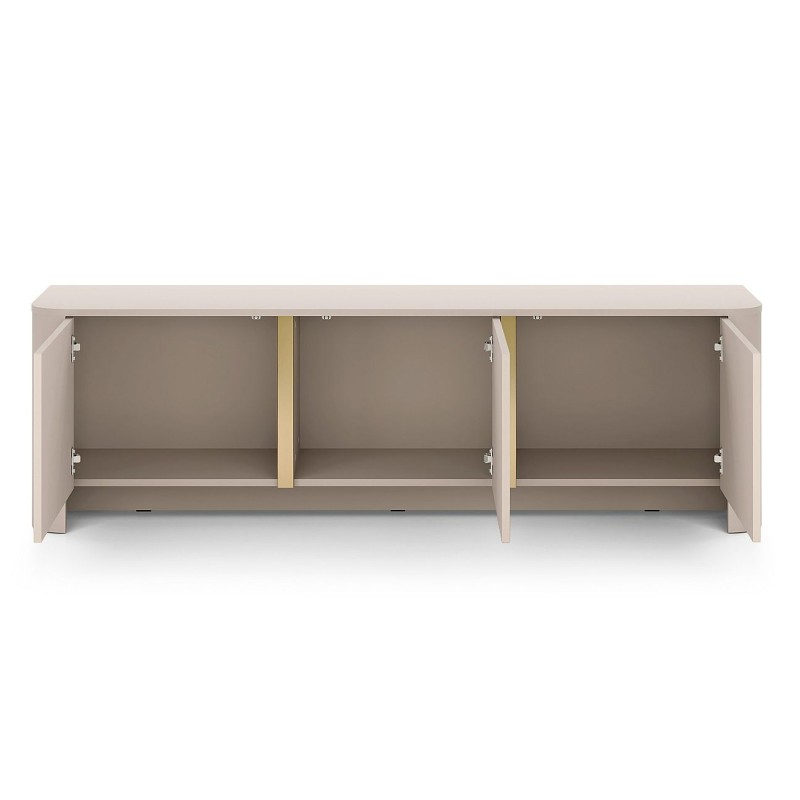 Έπιπλο τηλεόρασης Bari Λευκό Kazmir  168x52x39cm