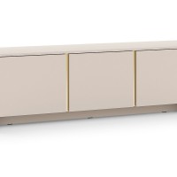 Έπιπλο τηλεόρασης Bari Λευκό Kazmir  168x52x39cm
