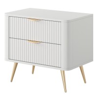 Κομοδίνο Lante Λευκό 63x55x38cm