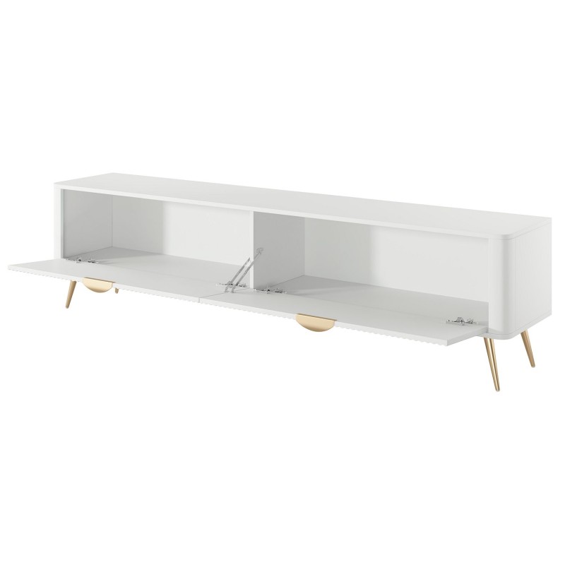 Έπιπλο τηλεόρασης Lante Λευκό 200x51x38cm