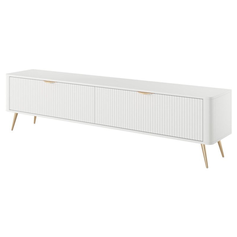 Έπιπλο τηλεόρασης Lante Λευκό 200x51x38cm