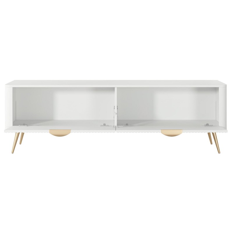 Έπιπλο τηλεόρασης Lante Λευκό 163x51x38cm