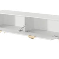 Έπιπλο τηλεόρασης Lante Λευκό 163x51x38cm