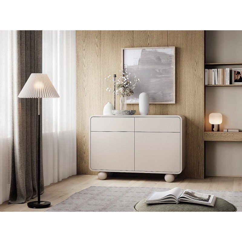 Μπουφές ALBION με συρτάρια Λευκό Kazmir 108x75x39cm
