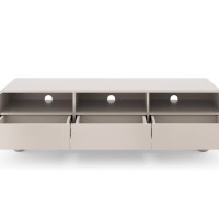 Έπιπλο τηλεόρασης ALBION με συρτάρια Λευκό Kazmir 160x44x39cm