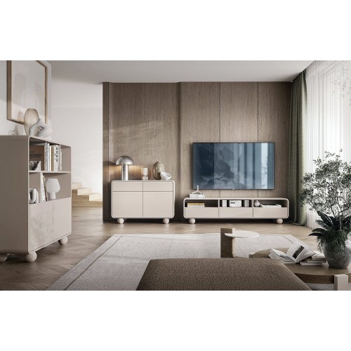 Μπουφές ALBION με συρτάρια Λευκό Kazmir 108x75x39cm