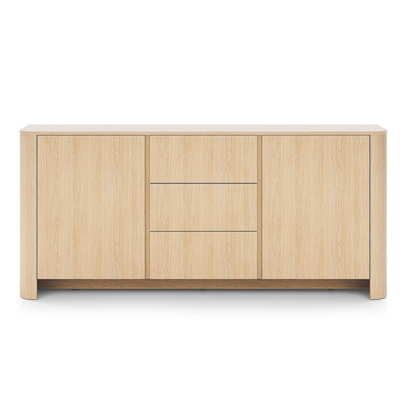 Μπουφές Bari με συρτάρια Φυσικός δρυς VICENZA 168x82x39cm