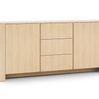Μπουφές Bari με συρτάρια Φυσικός δρυς VICENZA 168x82x39cm