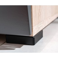 Σύνθεση τοίχου CLIF φυσικό Sanremo+ ματ Γραφίτης 180x195x45cm (ΜxYxB)