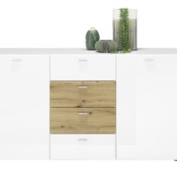 Μπουφές SARI με συρτάρια λευκό 150x81x40 (MxYxB)