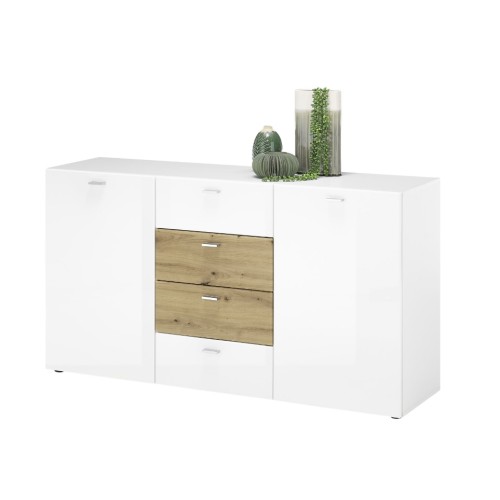 Μπουφές SARI με συρτάρια λευκό 150x81x40 (MxYxB)