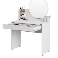 Τουαλέτα- μπουντουάρ MU-708-DD make up λευκή 90x138x45cm