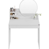 Τουαλέτα- μπουντουάρ MU-708-DD make up λευκή 90x138x45cm
