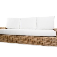 Καναπές Τριθέσιος Cirebon Natural (215x80x70) Soulworks 0100050