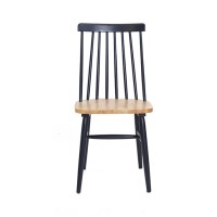 Καρέκλα Τραπεζαρίας Kristie Natural/Navy Blue (42x52x87) Soulworks 0600005