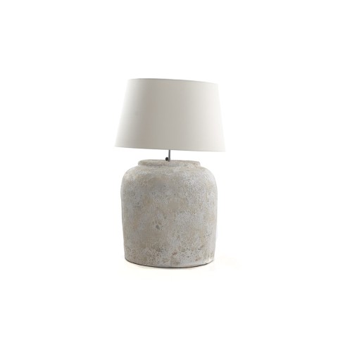 Κεραμικό Επιτραπέζιο Φωτιστικό Zimp White Classic (40x40x45) Soulworks 0630001