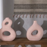 Διακοσμητικό Βάζο Origen Dusty Pink (30x11x33) Soulworks 0750010
