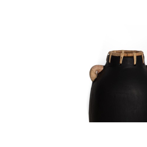 Διακοσμητικό Βάζο Usiris Black (21x35) Soulworks 0750014