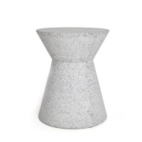Σκαμπό Biella Terazzo Grey Black (35x35x44) Soulworks 0800001