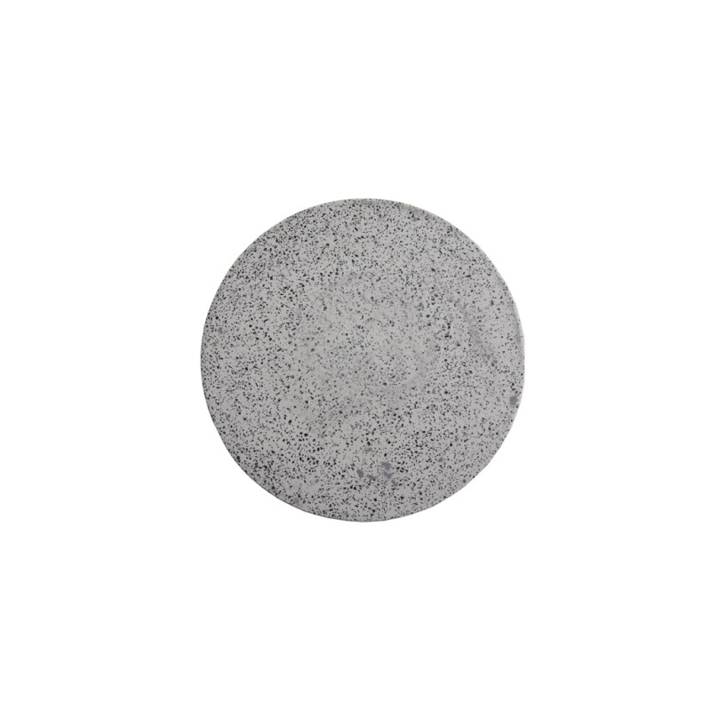 Σκαμπό Biella Terazzo Grey Black (35x35x44) Soulworks 0800001