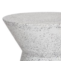 Σκαμπό Biella Terazzo Grey Black (35x35x44) Soulworks 0800001