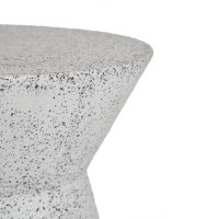 Σκαμπό Biella Terazzo Grey Black (35x35x44) Soulworks 0800001