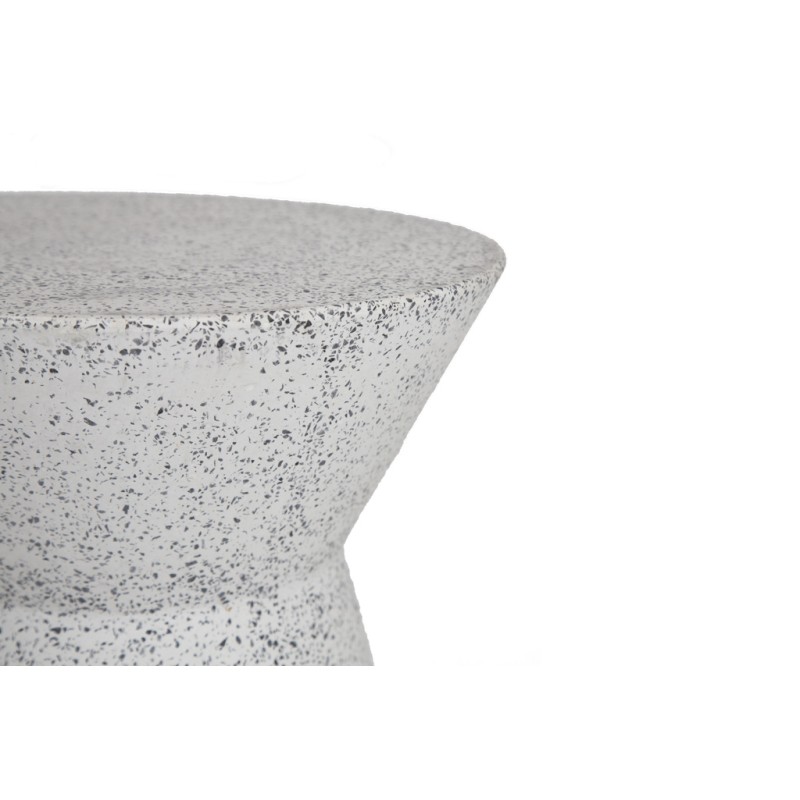 Σκαμπό Biella Terazzo Grey Black (35x35x44) Soulworks 0800001