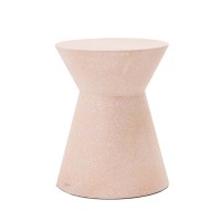 Σκαμπό Biella Terazzo Pink White (35x35x44) Soulworks 0800002