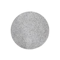 Σκαμπό Rieti Terazzo Grey Black (35x35x45) Soulworks 0800007