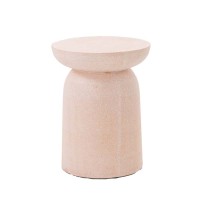 Σκαμπό Rieti Terazzo Pink White (35x35x45) Soulworks 0800008