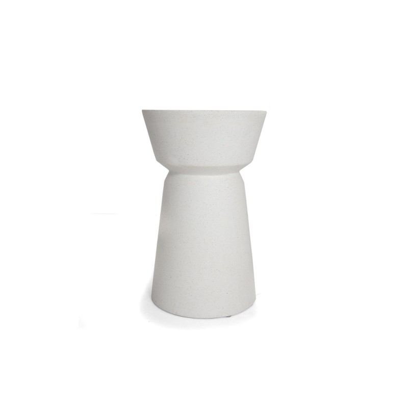 Βοηθητικό Τραπέζι Saronno Terazzo White (40x40x64) Soulworks 0800011