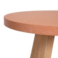 Τραπέζι Bistro Noria Terazzo Pink White (70x70x75) Soulworks 0800021
