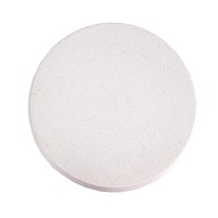 Τραπέζι Καθιστικού Rieti Terazzo White Round (44x44x34) Soulworks 0800047