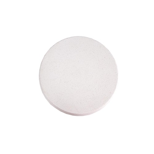 Τραπέζι Καθιστικού Rieti Terazzo White Round (44x44x34) Soulworks 0800047